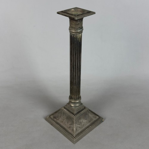 Candeliere ottone argentato - candeliere,