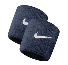 NIKE POLSINI SWOOSH BLU SMALL DONNA nnn04416 SPORT TENNIS ANTISUDORE ORIGINALI