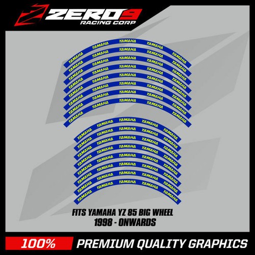 Yamaha decalcomanie cerchi - cerchi, yz
