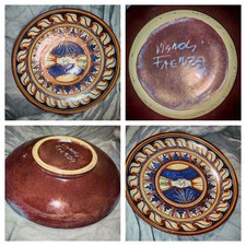 Piatto Maiolica Lustro Vignoli