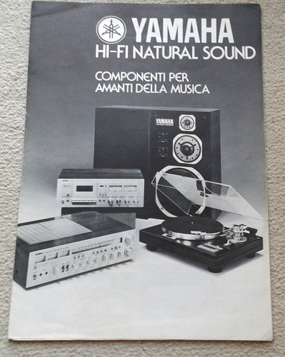 Brochure vintage della yamaha - della,