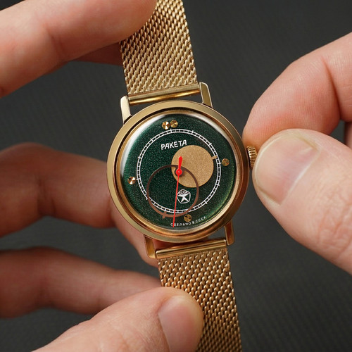 Raro orologio uomo sovietico