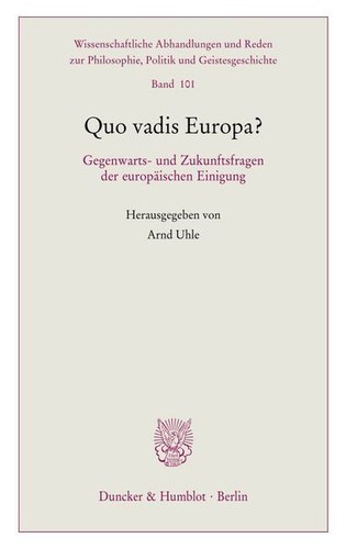 Quo vadis europa - vadis, arnd