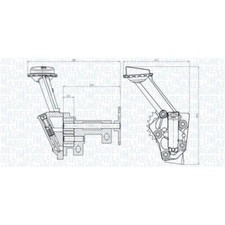 1x Pompa olio MAGNETI MARELLI 351516000144 adatta per RENAULT