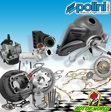 MAXI KIT GRUPPO TERMICO RACING + ALBERO MOTORE VESPA 50 130 PK XL APE 50 CONO 20