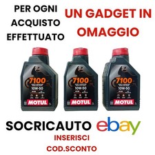 3 Litri Olio Moto Motul 7100 4T 10W50 Ester Sport & Adventure  Road & Off Road