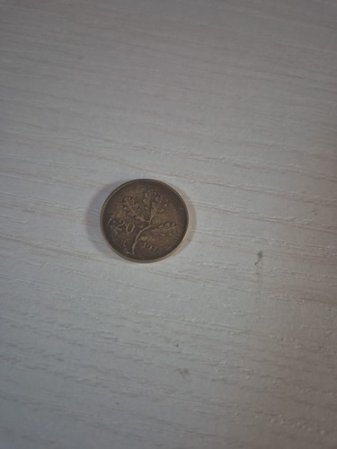 Moneta lire 1972 - 20,