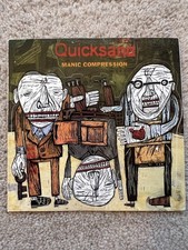 Quicksand Band Manic Compression Promo Sticker Rare 90s 1995 Walter Schreifels 