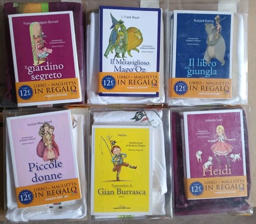 Lotto libri con shirt - libri, t-shirt