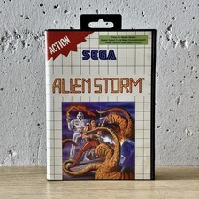ALIEN STORM GIOCO SEGA MASTER SYSTEM PAL COMPLETO FUNZIONANTE ALIENSTORM