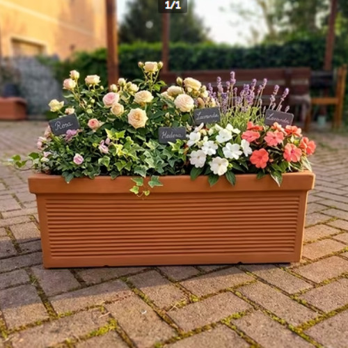 Vaso fioriera giardino - fioriera,