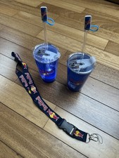 2 Vasos Red Bull Luminoso + 1 Cinta Red Bull 