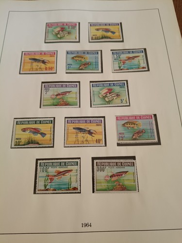 Guinea 1964 pesci tropicali - guinea,