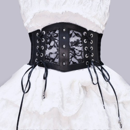 Cintura larga pizzo fiore - in,