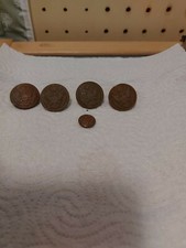 5  BOTTONI USA WW1-  WW2