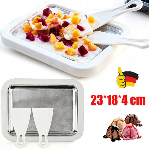 Ice cream rolls maker - ice, piastra