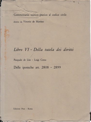 Commentario teorico pratico - commentario, al