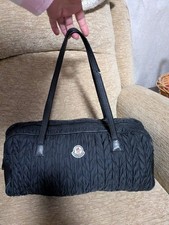 Borsa Moncler in tessuto nera