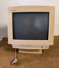 Compaq V50 Monitor CRT Computer Vintage Monitor a COLORI - VGA 15"  NON FUNZIONA