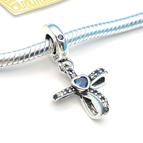 Charm argento 925 croce - , cuore