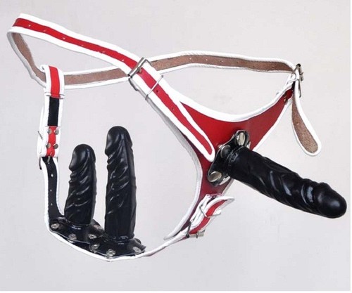 Harness triplo dildo - harness,