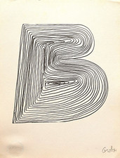 Mario Ceroli - Lettera B -