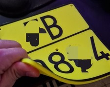 Targa Sostitutiva Flessibile Moto Enduro Campionato Personalizzata Motocross