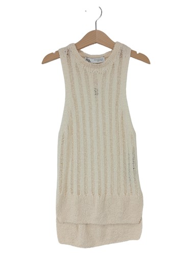 Zara gilet donna beige maglia - zara,