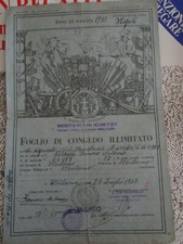 # FOGLIO DI CONGEDO ILLIMITATO