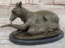 Scultura bronzo pastore - in,