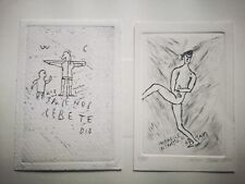 Incisione Erotica e religiosa Sabrina MIRRI 15 X 10 CM