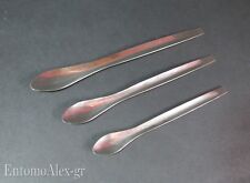 3x spatole cucchiai acciaio