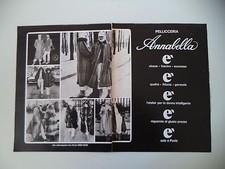 advertising Pubblicità 1978 PELLICCE PELLICCERIA ANNABELLA - PAVIA