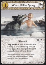 Winterfell Hot Spring - Five Kings - A Game of Thrones CCG