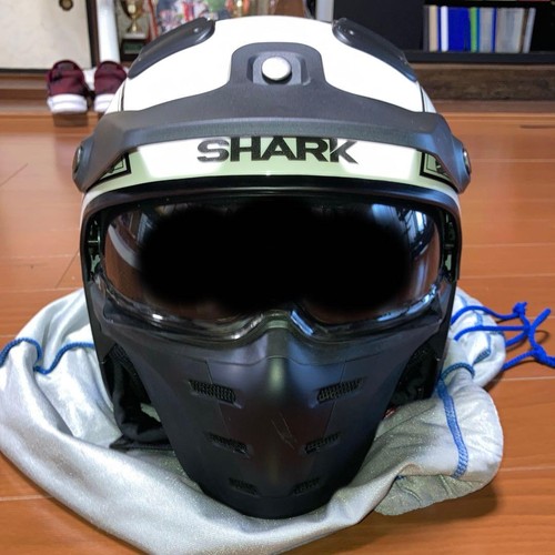 Shark full face helmet white - full,