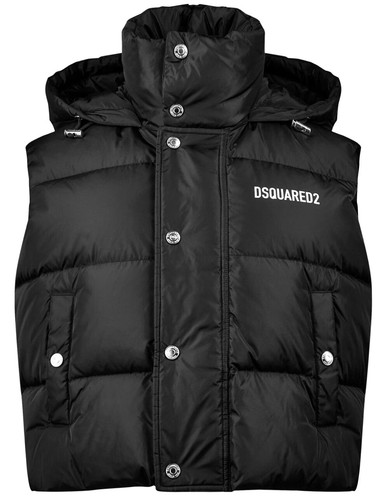Dsquared2 logo down vest gilet - down,