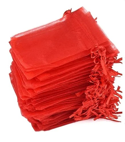 Sacchetti rossi organza - , cm