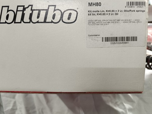 Molle bitubo mh80 forcelle - molle,
