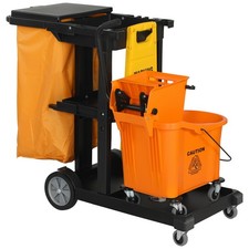 Homcom carrello pulizie con - carrello,