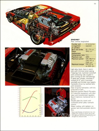 1985 stampa epoca ferrari - 1985,