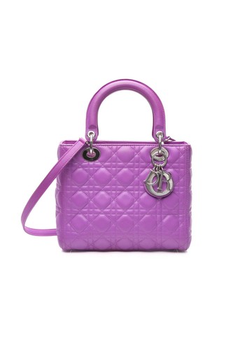 Dior violet lambskin cannage - dior,