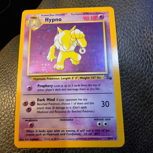 Pokémon fossil set - fossil, hypno