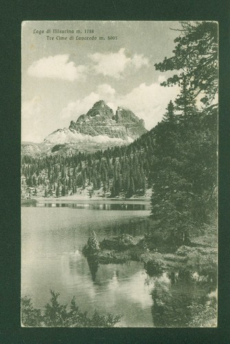 Lago misurina con le - di, (bl)