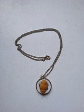 Handmade - Dolcetto in fimo con piattino - Catenina 