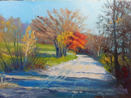 Collina strada sentiero - , di