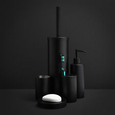 Accessori bagno nero opaco