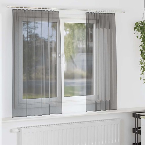 Tende voile con occhielli 2 - tende, in