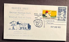MAVEX 1983 salutes Babe Ruth, 9/18/1983 Youngstown, OH cancel