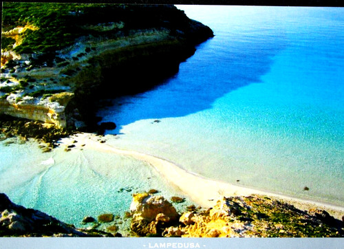 Cartolina lampedusa - lampedusa., (ag)