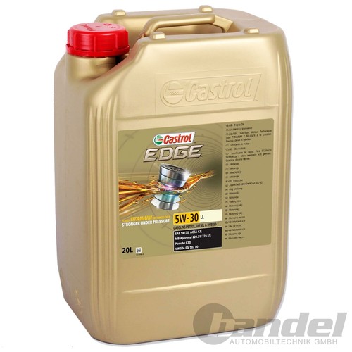 Litri olio motore castrol - 20,